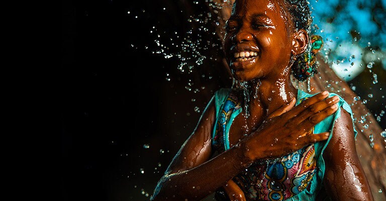 When you choose Aveda, you're choosing to support charity: water and bring safe water to those in need.